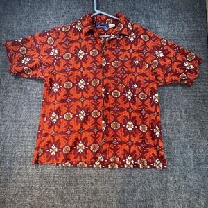 90's Jimmy'z Button Up Shirt Vintage Hawaiian Surf  Medium‎ Made In Mexico